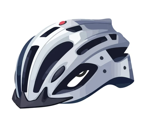 スポーツヘルメットアイコン隔離デザイン — ストックベクタ