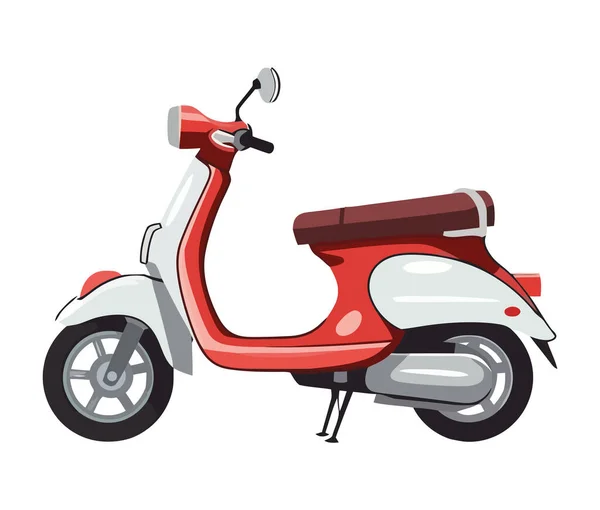 Vitesse Icône Scooter Moteur Isolé — Image vectorielle