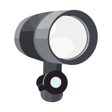 Büyüteç, parlak metal simgesine yakınlaşıyor.