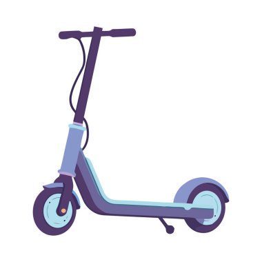 kick scooter taşıma simgesi izole edildi