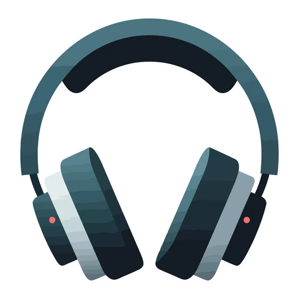 Στερεοφωνικά Ακουστικά Για Μόδα Προς Εμπρός Ακρόαση Απομονωμένη — Διανυσματικό Αρχείο