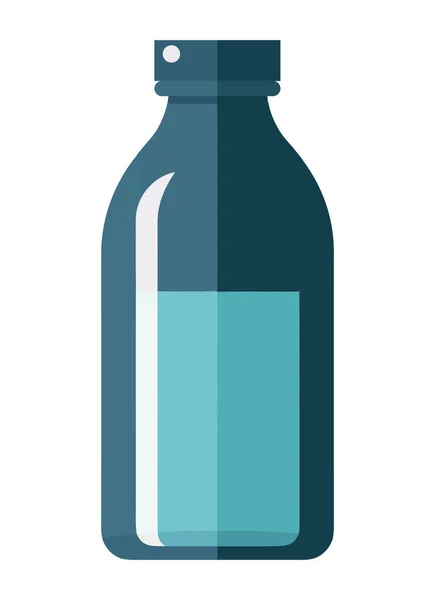 Medicine Bottle Liquid Icon Isolated — Stock Vector