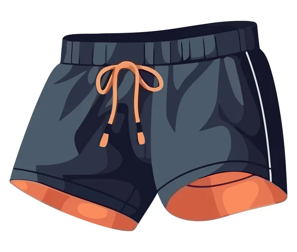 Mænd Komfortable Shorts Sommer Mode Isoleret – Stock-vektor