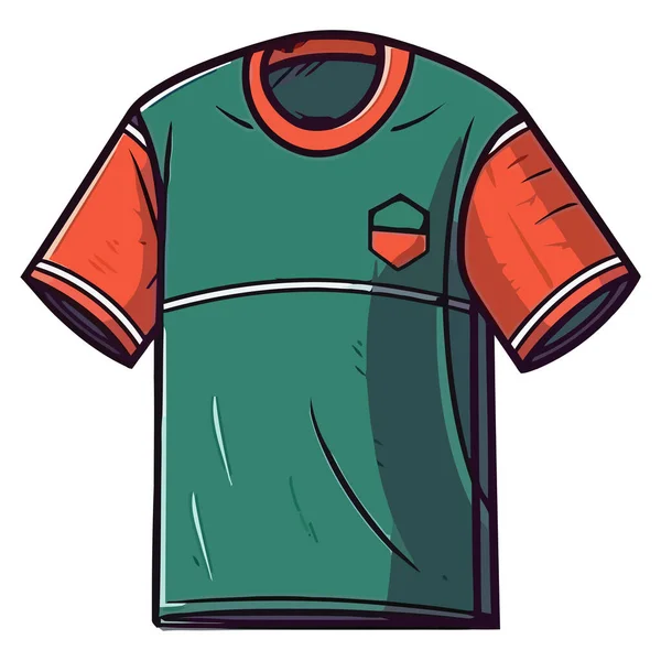 Магазин Зелених Футболок Зимових Курток Ізольовано — стоковий вектор