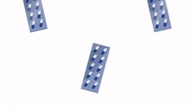 Kabarcık desenli animasyon 4k animasyonlu haplar