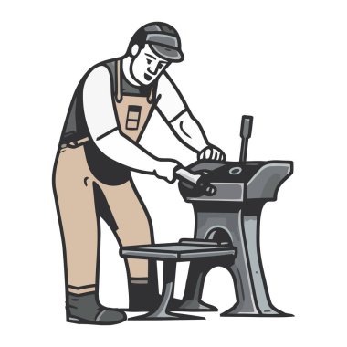 Makineleri tamir etmekte usta ustalar izole edildi.