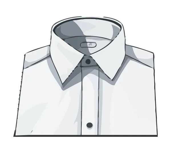 Elegantní Obchodník Oblek Skládaný Ikona Izolované — Stockový vektor