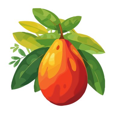 İzole edilmiş dalda sulu narenciye.