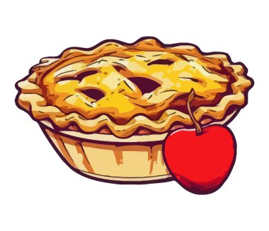 Taze böğürtlenli ev yapımı bir pasta.