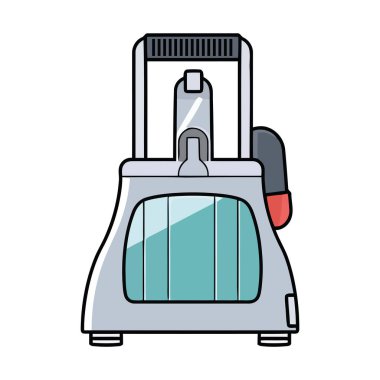 Mutfak simgesi için düz vektör karikatür aygıtı izole edildi