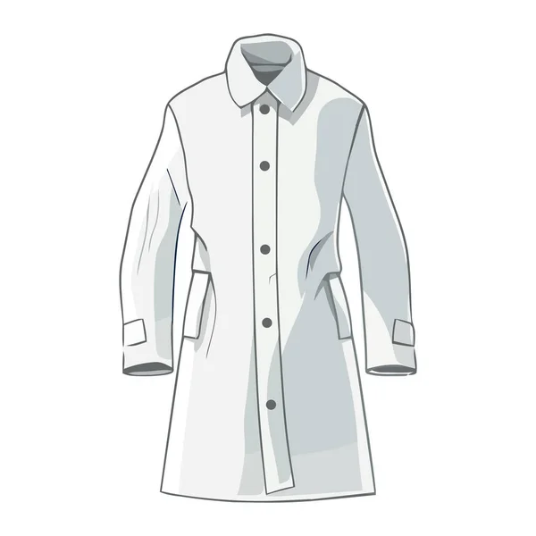 Μοντέρνο Ανδρικό Σακάκι Κοστούμι Πολλαπλές Τσέπες Εικονίδιο Απομονωμένο — Διανυσματικό Αρχείο