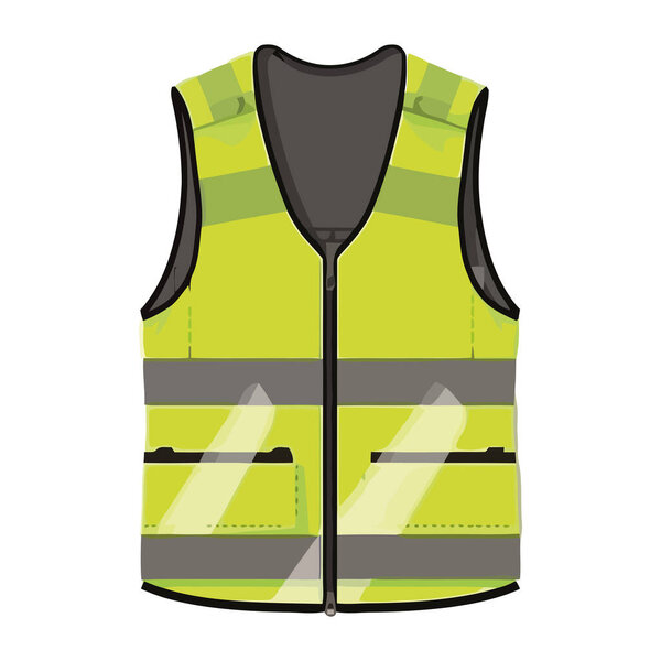 Изолированный символ защитной рабочей одежды