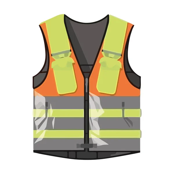 Ícone Equipamento Segurança Vestuário Trabalho Protetor Isolado —  Vetores de Stock