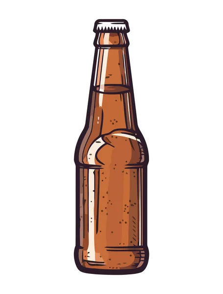 Köpüklü Bira Bardağı Bar Ikonunda Kutlamayı Sembolize Ediyor — Stok Vektör