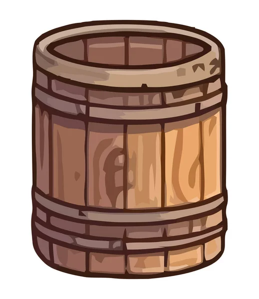 Vinařství Sudem Whisky Vína Izolované — Stockový vektor