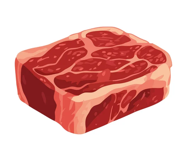 Čerstvé Vepřové Filety Nakrájené Plátky Pro Gurmánský Oběd — Stockový vektor