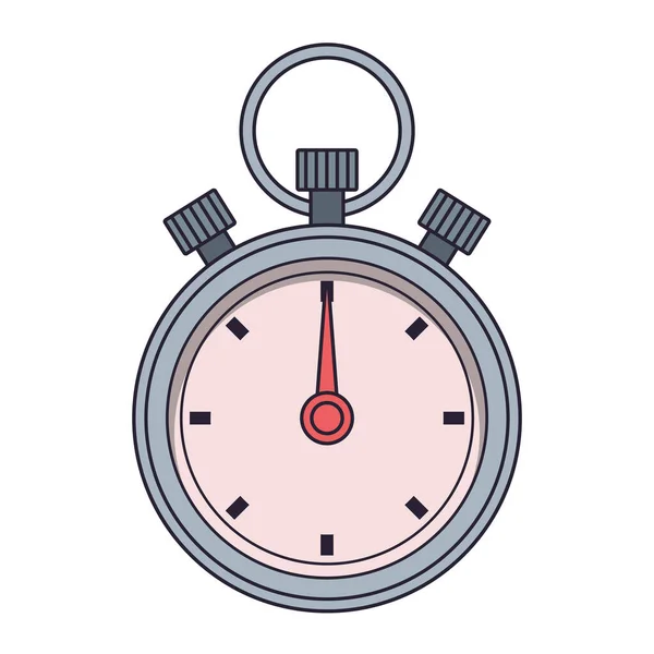 Cronometro Icona Timer Sfondo Bianco Icona Isolato — Vettoriale Stock