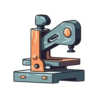Üretimdeki makine, sondaj ekipmanları izole edildi, simge