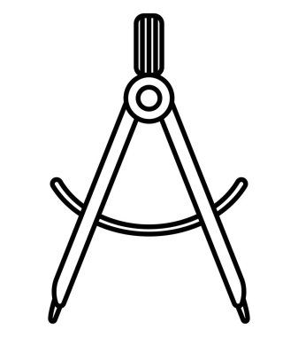 okul pusula tasarımı beyaz üzerine