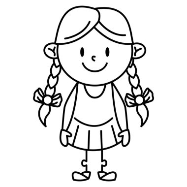 Mutlu kız tasarımı beyaz değil