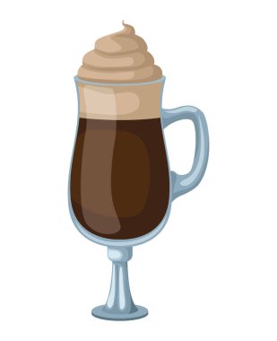 cold coffee beverage icon isolated