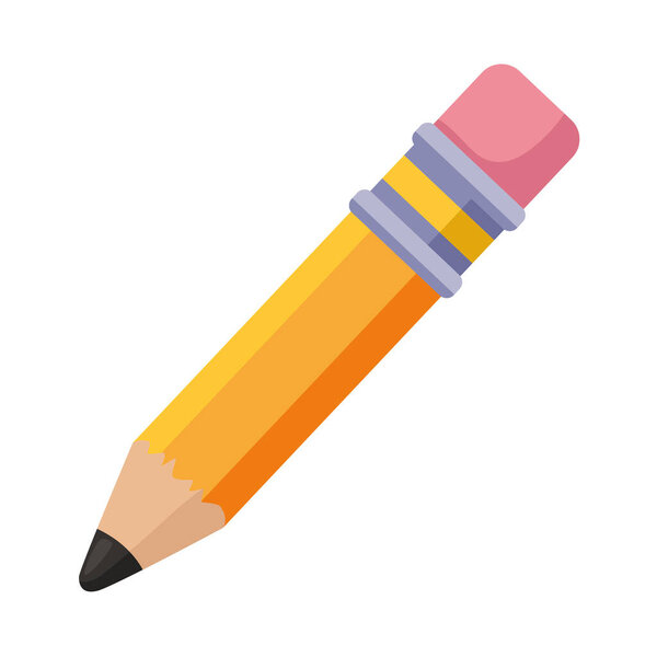 school education pencil icon isolated