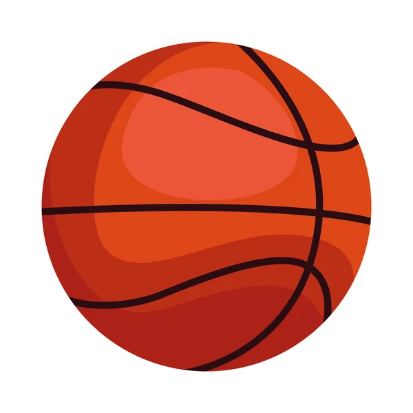 Μπάσκετ Μπάλα Του Αθλητισμού Εικονίδιο Απομονωμένο — Διανυσματικό Αρχείο