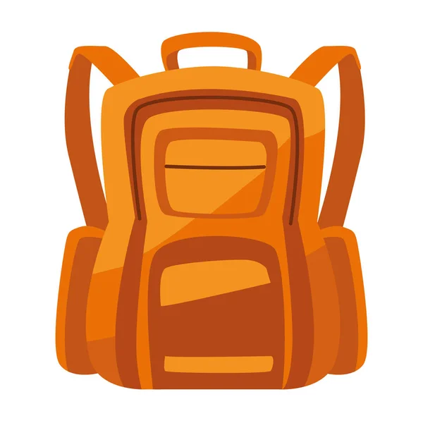 School Bag Icon Isolated Illustration — Stock Vector