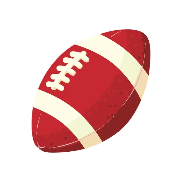 Amerykańska Ikona Piłki Nożnej Izolowana — Wektor stockowy