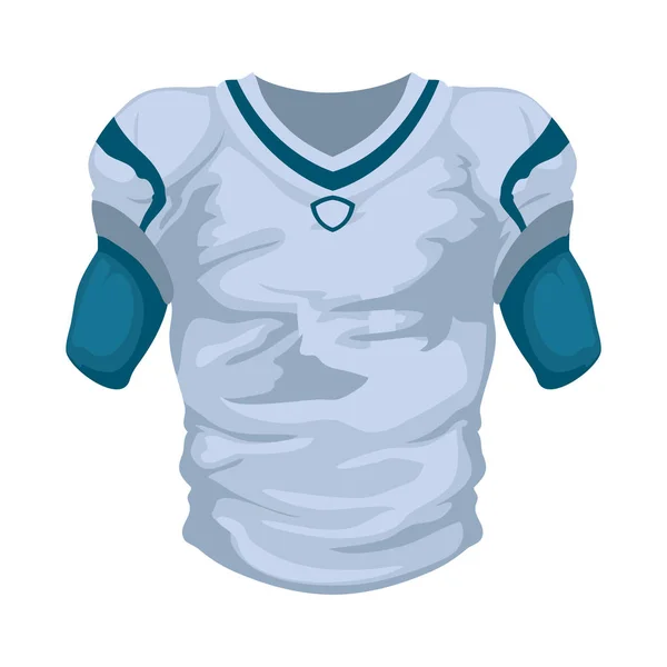 Camiseta Fútbol Americano Icono Aislado — Vector de stock