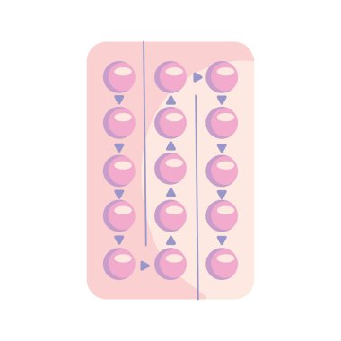 Doğum kontrol hapları sterilizasyon simgesi izole edildi