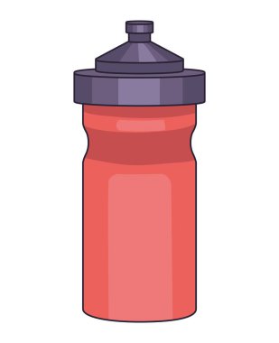 su şişesi spor simgesi izole