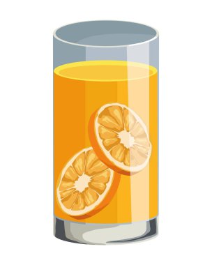 portakal ikonlu meyve suyu.