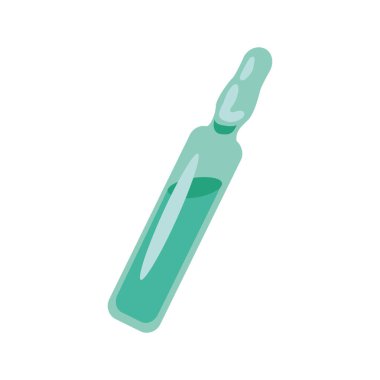 Vacine Vial Tedavi simgesi izole edildi