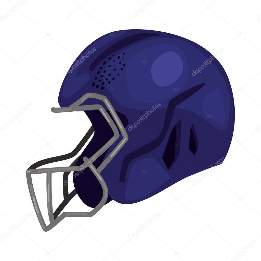 American football gear icon vector