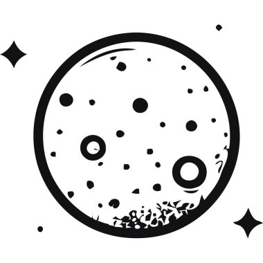 uzay gezegeni çizim biçimi izole