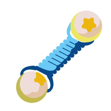 evcil plastik oyuncak ikonu izole vektörü