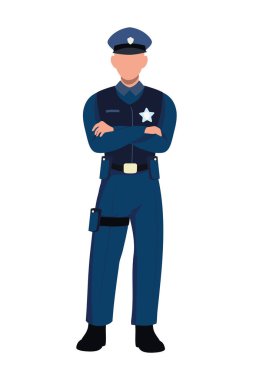 Polis kollarını kavuşturup ikonu izole etti