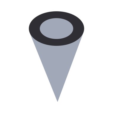 pin simgesi konumu navigatörü izole edilmiş vektör