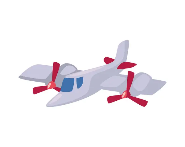 Letadlo Létání Dovolená Osamocená Ikona — Stockový vektor
