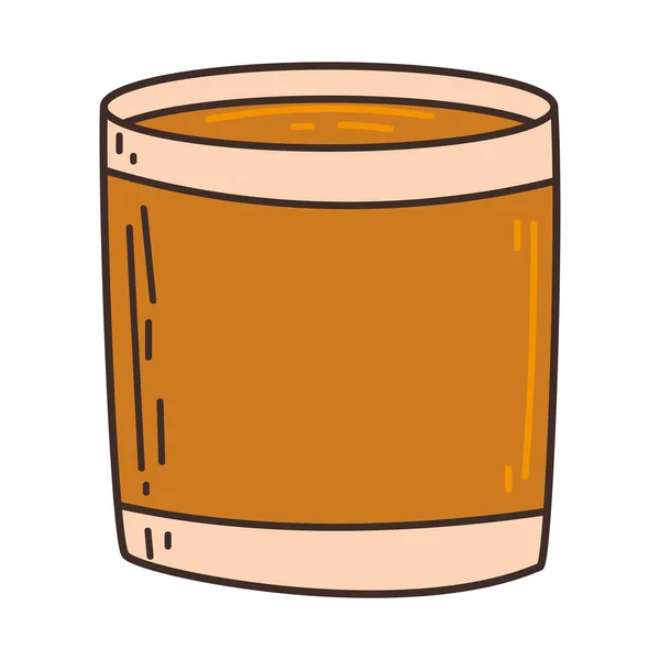 単離されたコーヒー カップのアイコンの設計 — ストックベクタ
