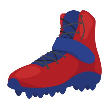 Amerikan futbol ayakkabısı izole edilmiş ikon