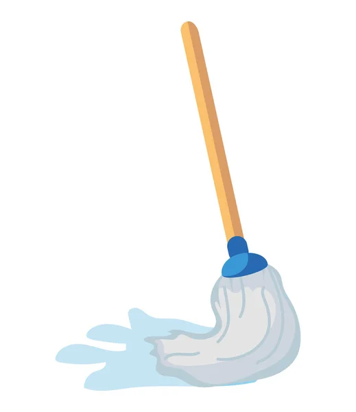 Cleaning Product Mop Illustration Isolated — Stock Vector