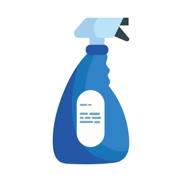 Produkt Czyszczący Spray Butelka Ilustracja Izolowane — Wektor stockowy