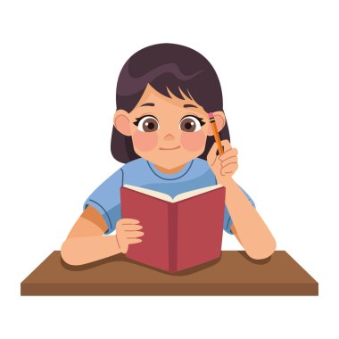 Tek başına kitap okuyan bir kadın.
