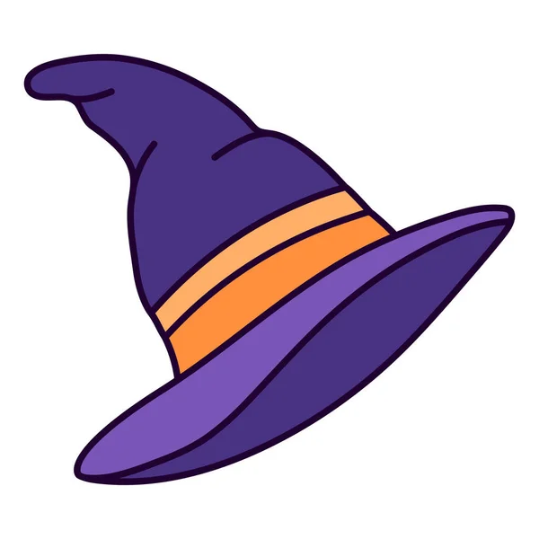 Halloween Witch Hat Accessory Icon — стоковый вектор