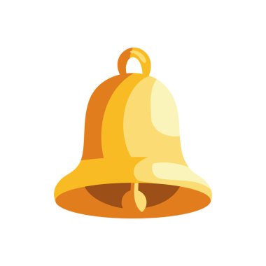 Altın çan tasarımı izole edilmiş