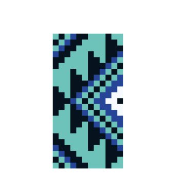 Güney Afrika boncuk çizim vektörü