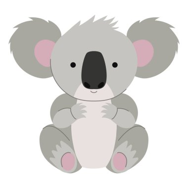 Avustralya koala egzotik hayvan simgesi