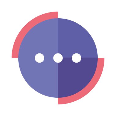 ui ux ögesi sohbet illüstrasyonu izole